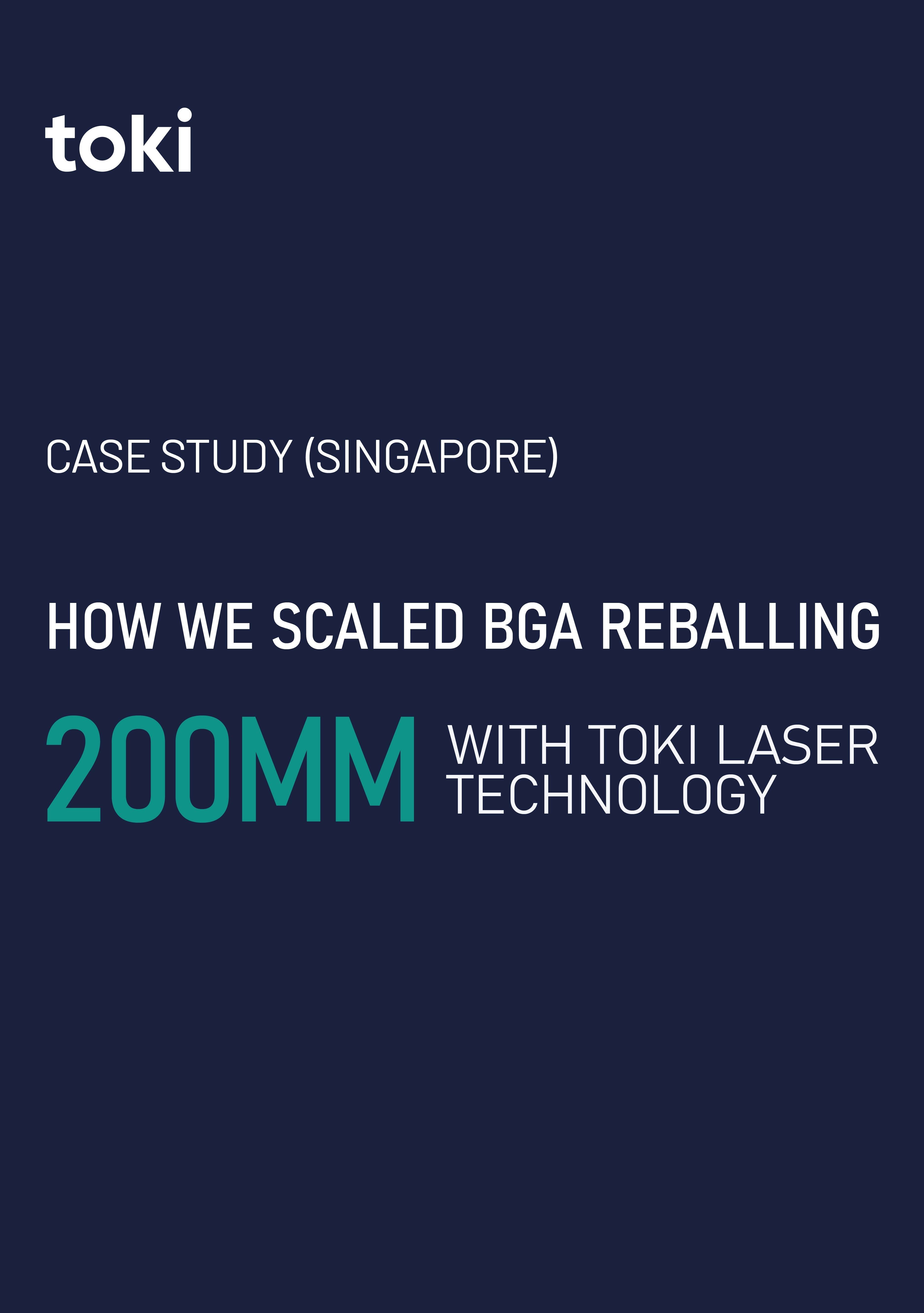 Case Study: STENCIL-FREE PRECISION UNLEASHED: Mastering 200mm BGA Scaling