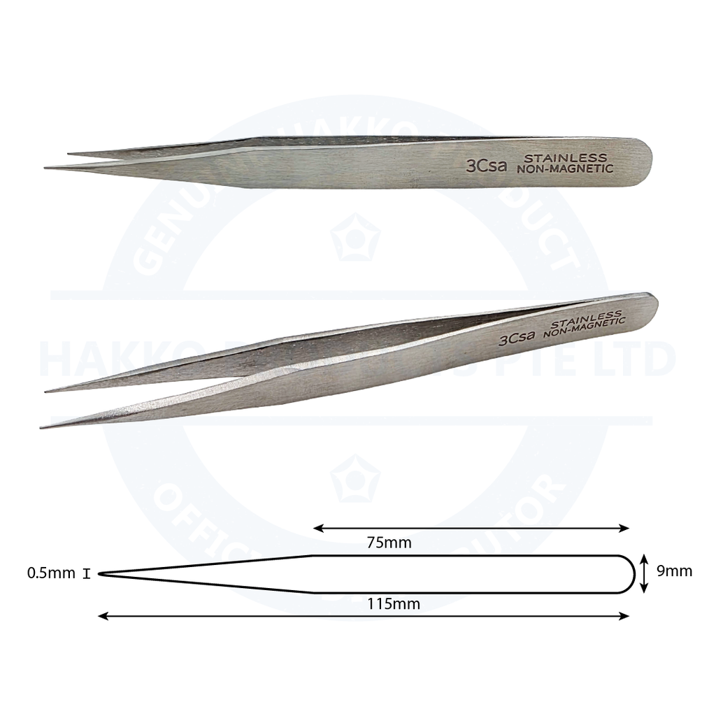 3CSA Stainless Steel Tweezers