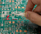 Techspray Wondermask P Peelable Solder Mask (8 Oz) demonstrated peelable solder mask when fully dried up