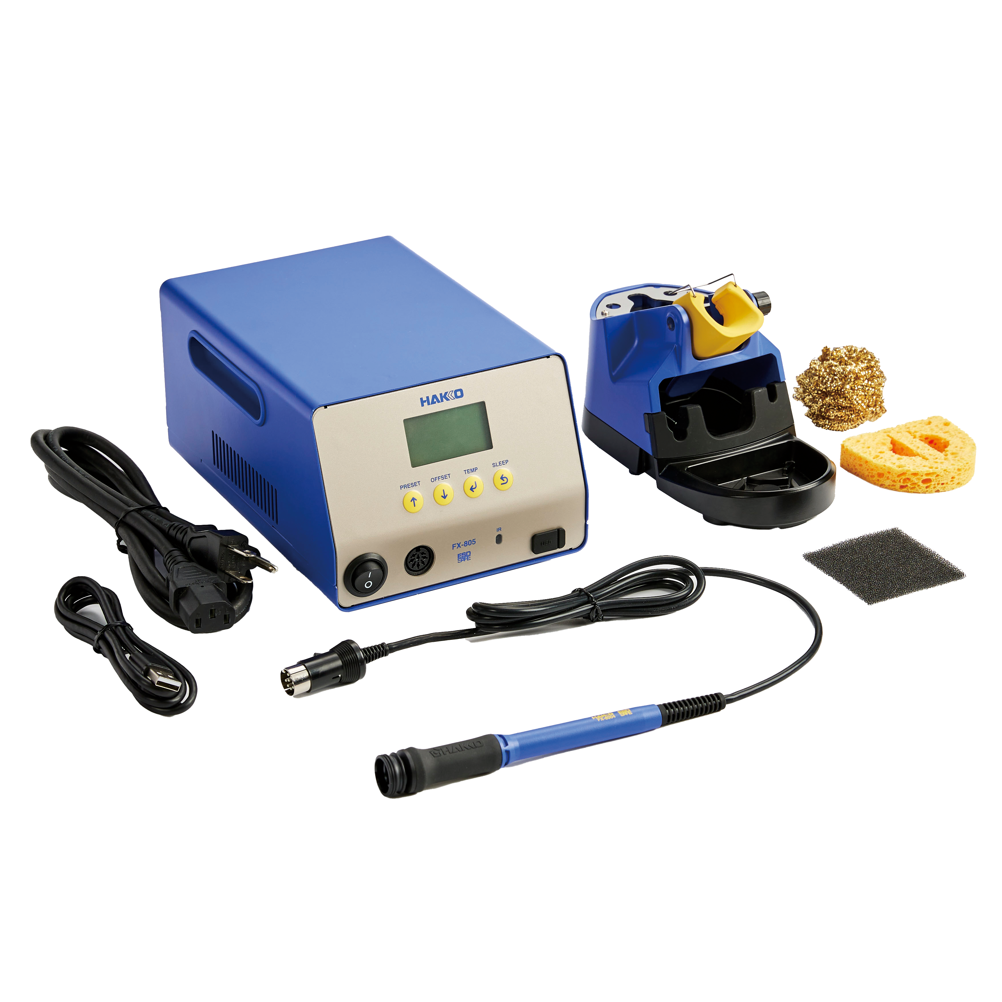 Hakko FX805 soldering station 400W soldering iron for manual or hand through-hole soldering