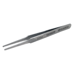 Hakko 2ASA flat-rounded, non-magnetic Stainless Steel Tweezer for delicate and precision assembly