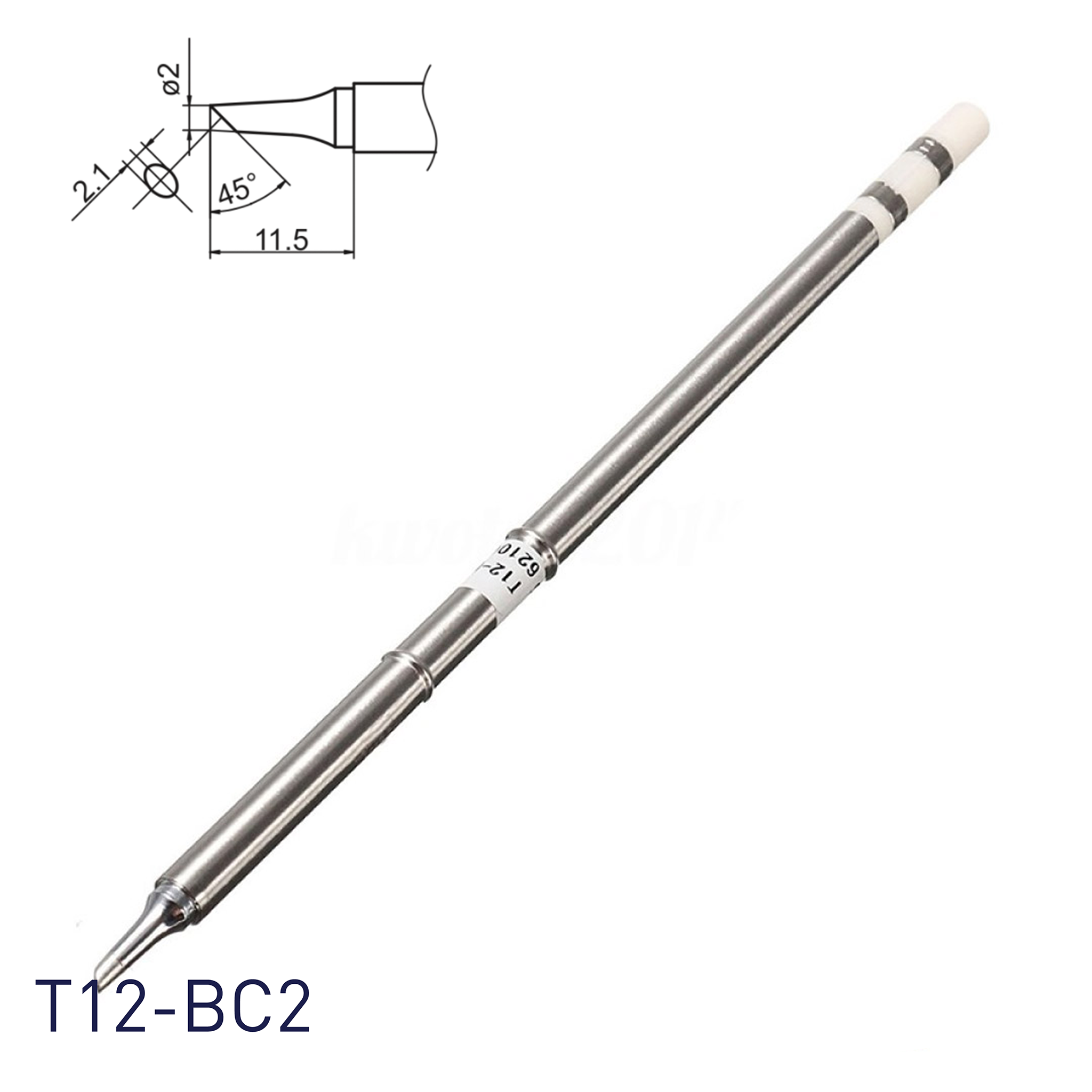 Hakko T12-BC2 Soldering Iron Tips for soldering station FM202, FM203, FM204, FM206, FM950, FX951, FX952 and soldering iron FM2027, FM2028