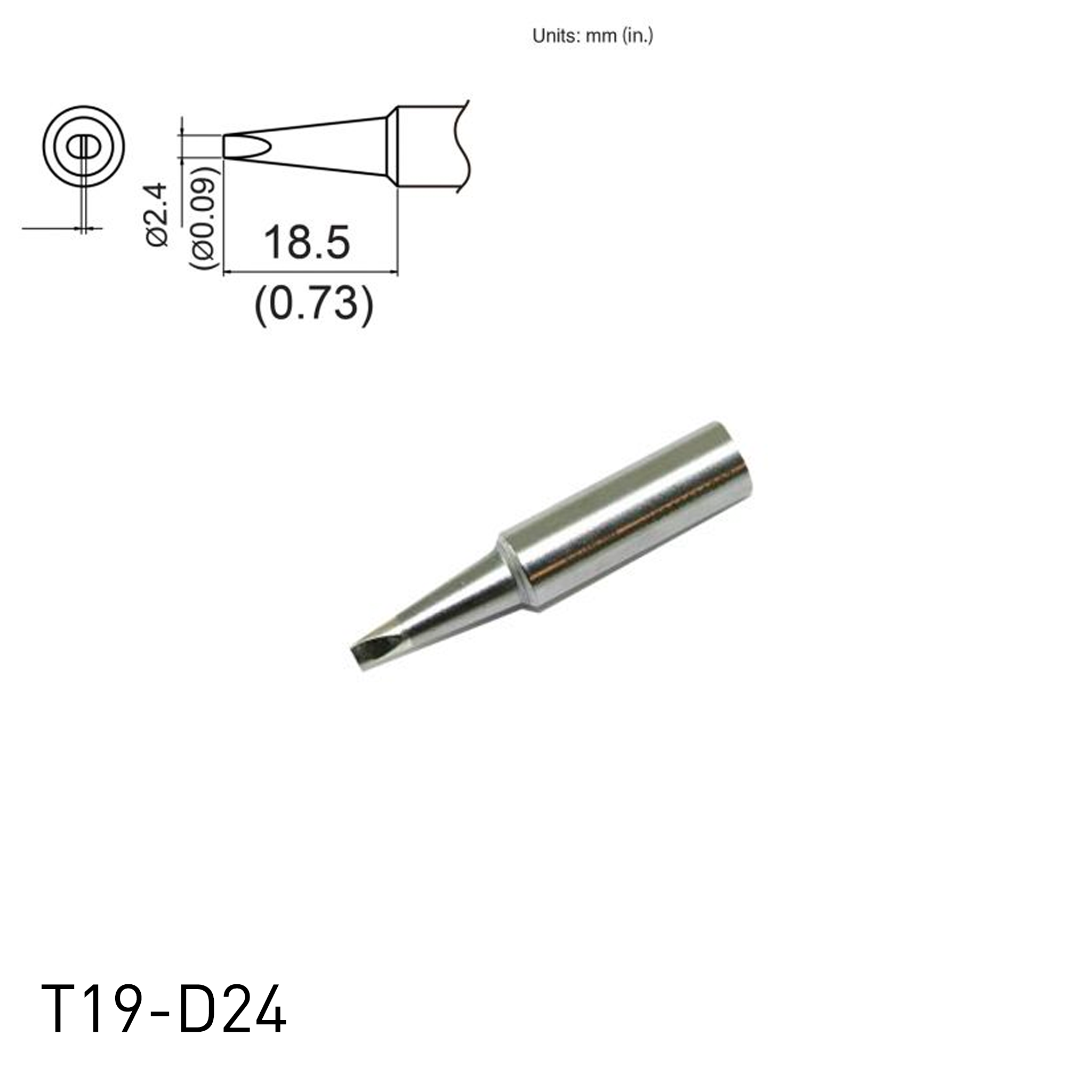 T19-D24 Chisel Tip