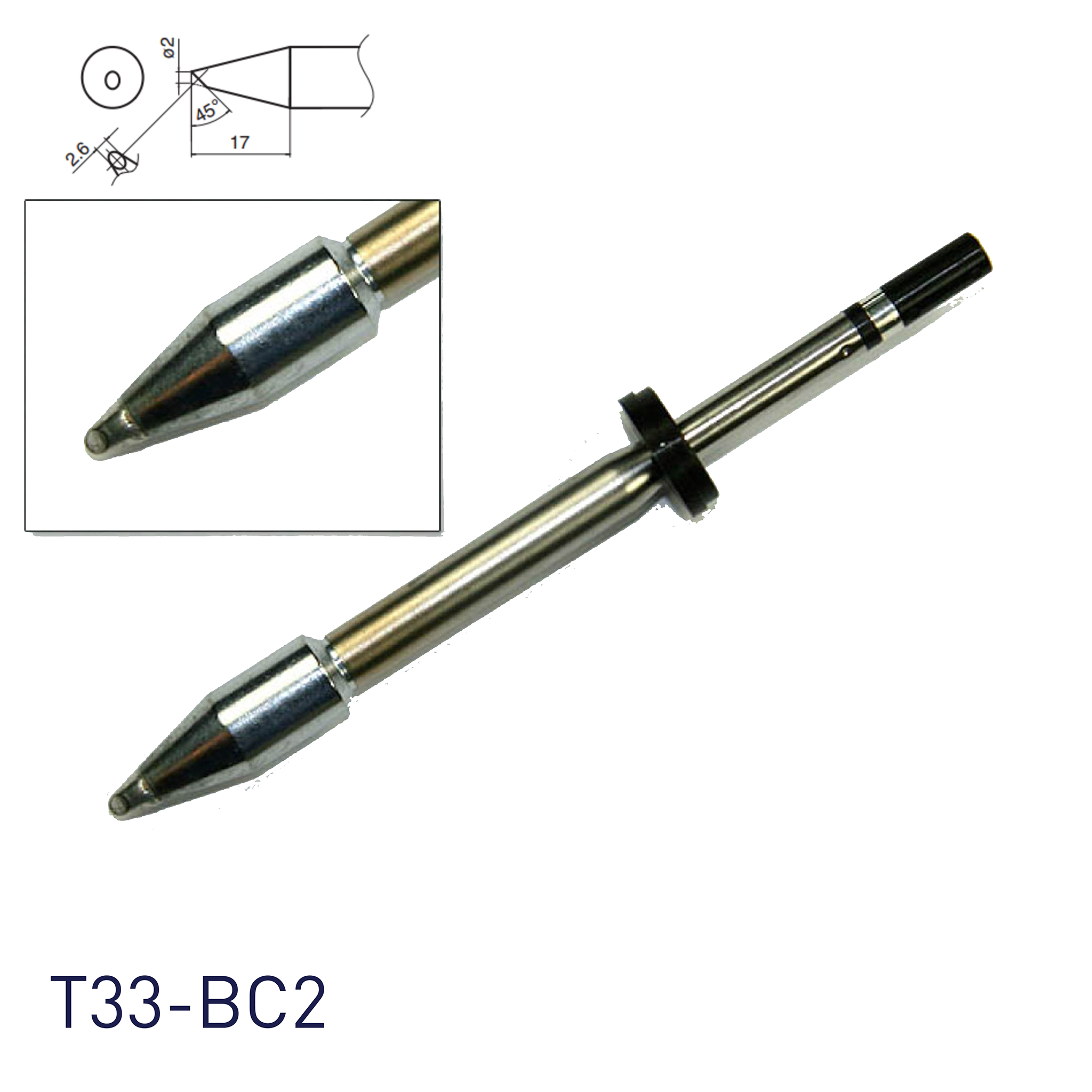 T33 / T33-SS Series Soldering Tips