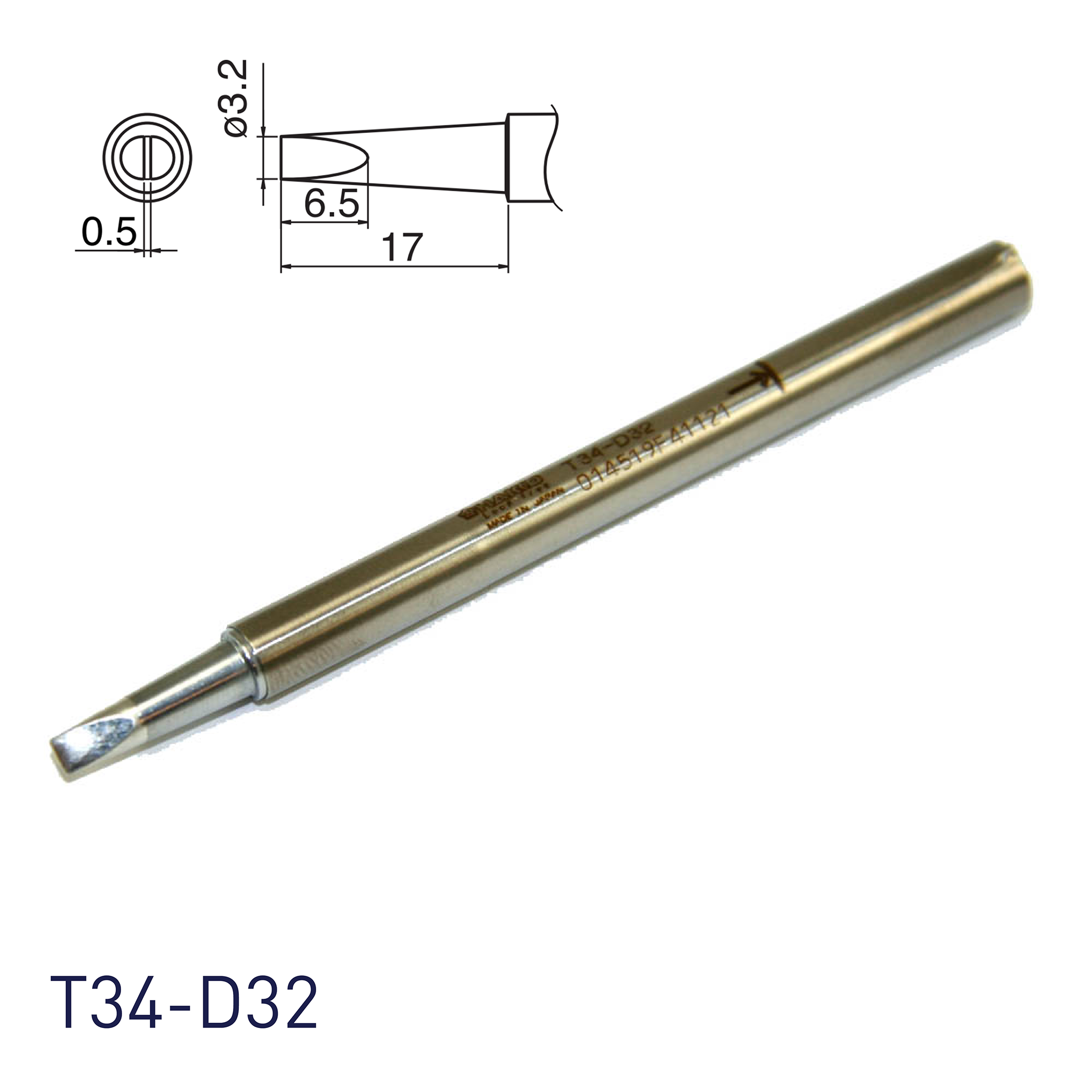 T34 Series Soldering Tips