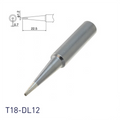 Hakko soldering iron tip T18-DL12 for soldering station FX888, FX888D, FX889, FR701, FR702, FX600 & soldering iron FX8801, FX600